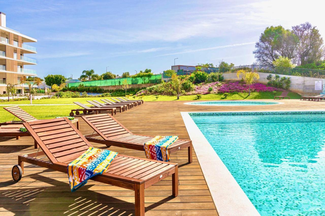 Marvell Design With Heated Pool&Gym&Playground Apartamento Albufeira Exterior foto